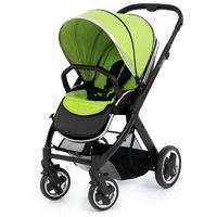 BabyStyle Oyster 2 Black Finish Stroller-Lime