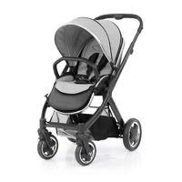 babystyle oyster 2 black finish stroller pure silver