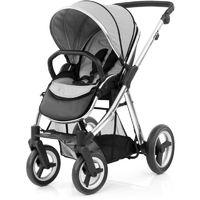 BabyStyle Oyster Max 2 Mirror Finish Stroller-Pure Silver