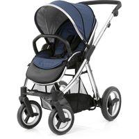 BabyStyle Oyster Max 2 Mirror Finish Stroller-Oxford Blue