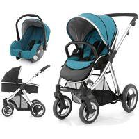 BabyStyle Oyster Max 2 Mirror Finish 3in1 Travel System-Deep Topaz