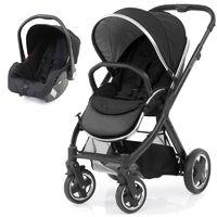 BabyStyle Oyster 2 Black Finish 2in1 Travel System-Ink Black