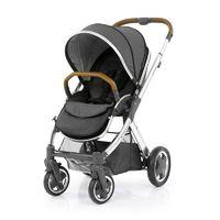 babystyle oyster 2 mirror tan handle stroller tungsten grey