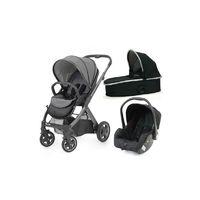 BabyStyle Oyster 2 Exclusive 3in1 Travel System-City Grey + FREE Parasol Worth £22.50