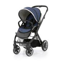 BabyStyle Oyster 2 Black Finish Stroller-Oxford Blue