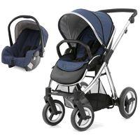 BabyStyle Oyster Max 2 Mirror Finish 2in1 Travel System-Oxford Blue