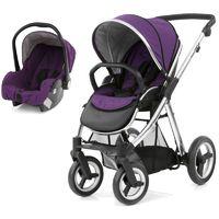 BabyStyle Oyster Max 2 Mirror Finish 2in1 Travel System-Wild Purple