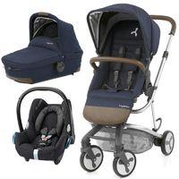 babystyle hybrid city 3in1 travel system simply navy