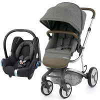 babystyle hybrid edge 2in1 travel system stonewash