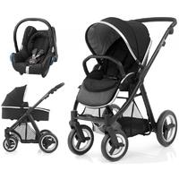 babystyle oyster max 2 black finish 3in1 cabriofix travel system