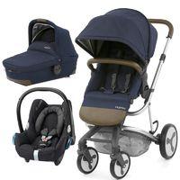 Babystyle Hybrid Edge 3in1 Travel System-Simply Navy