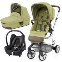 babystyle hybrid city 3in1 travel system pistachio