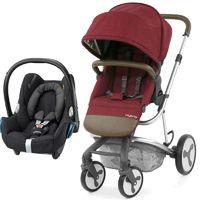 Babystyle Hybrid Edge 2in1 Travel System-Lava Red
