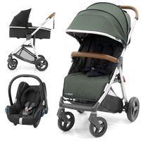 babystyle oyster zero 3in1 maxi cosi travel system olive green