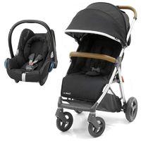 BabyStyle Oyster Zero 2in1 Maxi Cosi Travel System-Ink Black