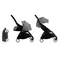 BABYZEN YOYO+ Black Frame Newborn Package-Grey (New)