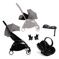 babyzen yoyo black frame travel package grey new