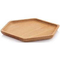 Bambu Cedar Wood Hexagon Tray - Small