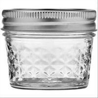 Ball Quilted Crystal Jelly Jar 4oz 272882