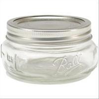 ball canning half pint jar wide mouth set of 4 265228