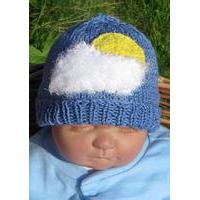 Baby Little Fluffy White Cloud Beanie by MadMonkeyKnits (50) - Digital Version