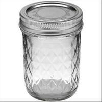 Ball Quilted Crystal Jelly Jar 8oz 272883