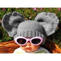 Baby Big Ears Hat by MadMonkeyKnits (002) - Digital Version