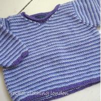 baby boys sweater multi stripe by linda whaley digital version