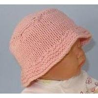 Baby and Child Simple Bucket Hat by MadMonkeyKnits (862) - Digital Version
