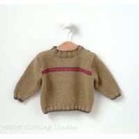 Baby Boys Flash Stripe Sweater by Linda Whaley - Digital Version