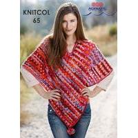 Bach Poncho in Adriafil Knitcol - Digital Version