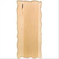 Basswood Rustic Rectangle Plaque 6 x 14 x 3/4 inch 273513