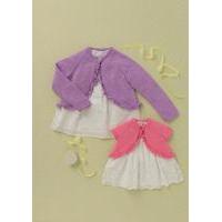 babies and girls cardigans in hayfield baby sparkle 4611