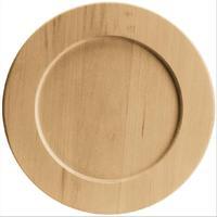 basswood country round plate 95 inch 245585