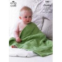 Babies Blankets in King Cole Comfort Chunky (3393)