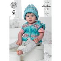 Baby Set in King Cole DK (4310)
