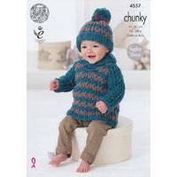 Baby Set in King Cole Comfort Chunky (4557)