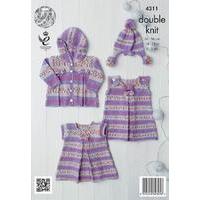 Baby Set in King Cole DK (4311)