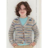 Babies and Boys Cardigans in Sirdar Snuggly Baby Crofter DK (4634)