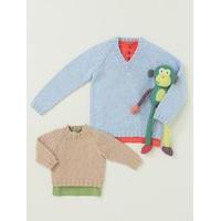 Babies and Childrens Sweaters in Hayfield Baby Aran (4645) - Digital Version