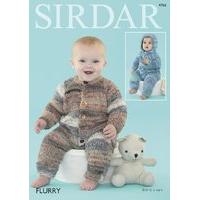 Baby Sweater in Sirdar Flurry Chunky (4766) - Digital Version