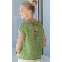 Back Detail Top in Sirdar Soukie DK (7516)