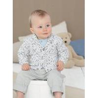 baby boys cardigans in sirdar snuggly spots 4603