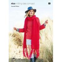 Batwing Sweater and Scarf in Rico Design Essentials Mohair (361)
