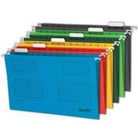 bantex a4 suspension file 225gm2 kraft v base 15mm square 30mm blue 1