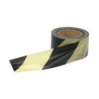 Barrier Tape Striped 75mm x 500m BlackYellow 7101002