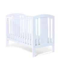 baby elegance laba cot and mattress in white