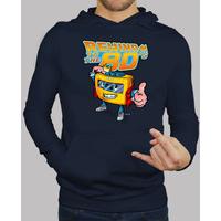 back to the 80 sweatshirt cap man