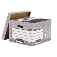 bankers box large grey storage box pack of 10 01810 fflp