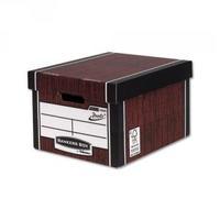 Bankers Box Tall Woodgrain Storage Box Pack of 10 Buy One Get One Free